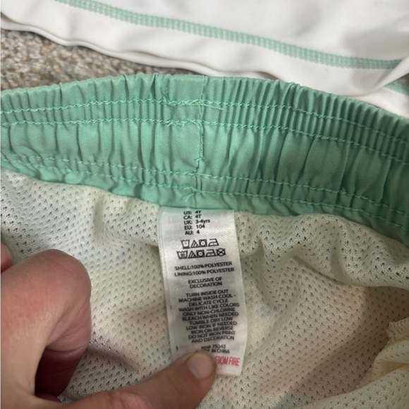 Panama Jack 4T Rashguard Swim Shorts Fedora Toddler Boy Set Swim Beach - Picture 2 of 6